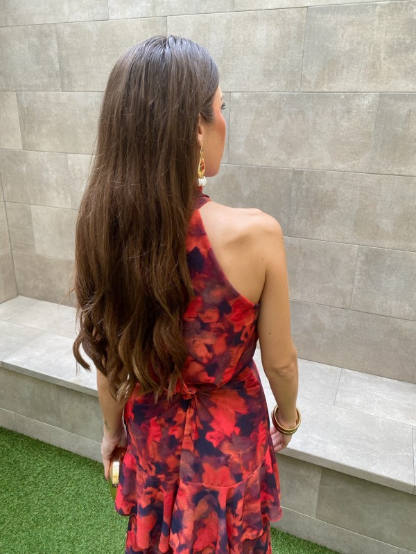 Ensemble slave rougeâtre