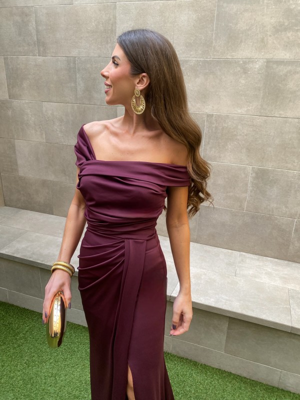 Vestido Hermión Vino