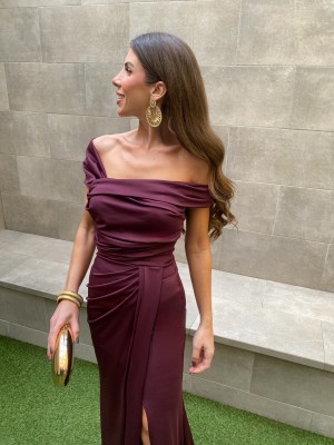 Vestido Hermión Vino