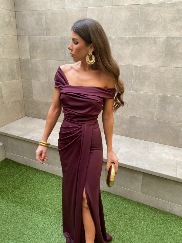 Vestido Hermión Vino