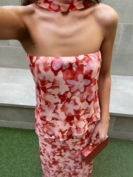 Vestido laranja Priscilla