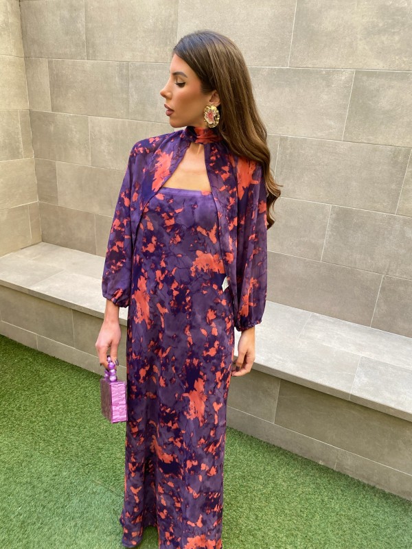 Vestido Estefanía Morado