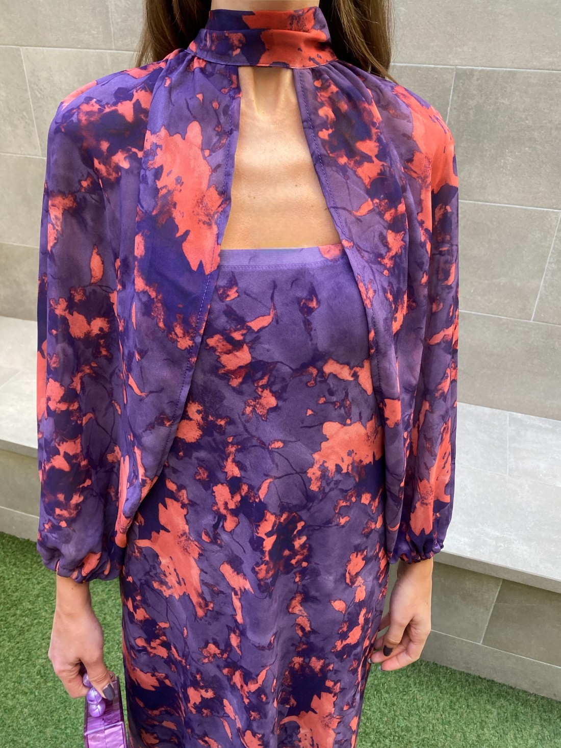 Estefana Purple Dress