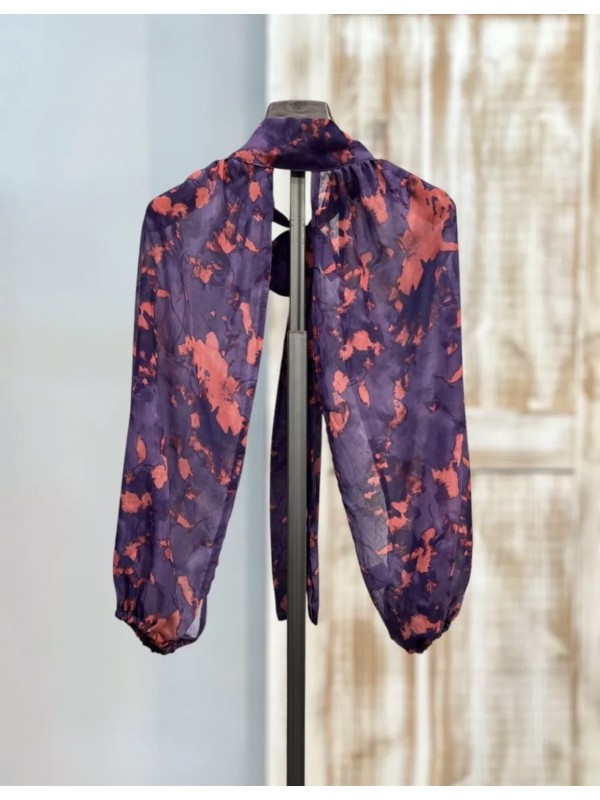 Vestido roxo Estefanía