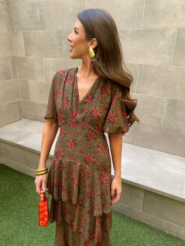 Maribel Green Dress