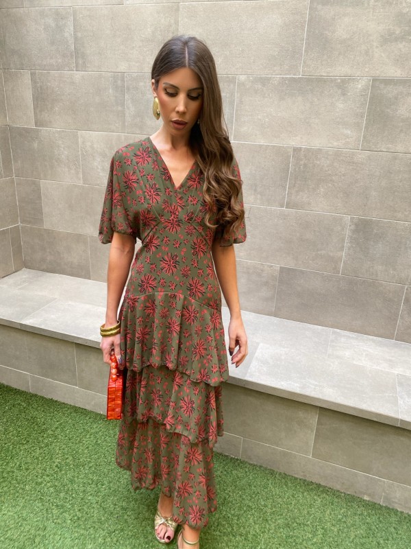 Maribel Green Dress