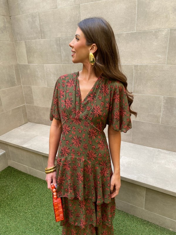 Maribel Green Dress