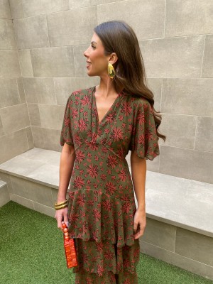 Maribel Green Dress