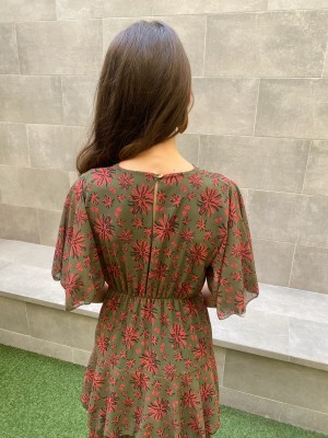 Maribel Green Dress