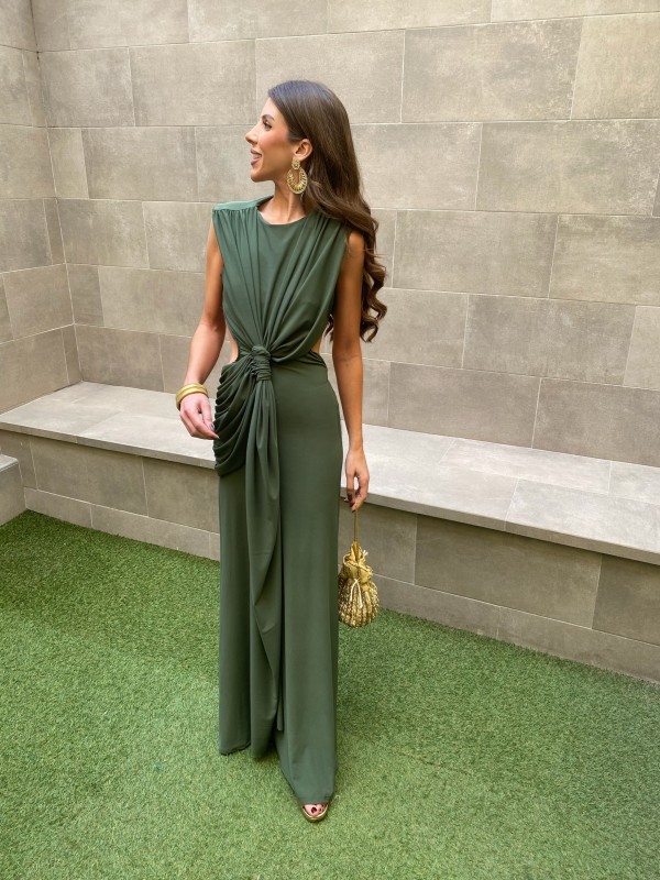 Tacora Olive Dress