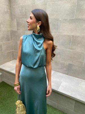 Kalha Green Dress