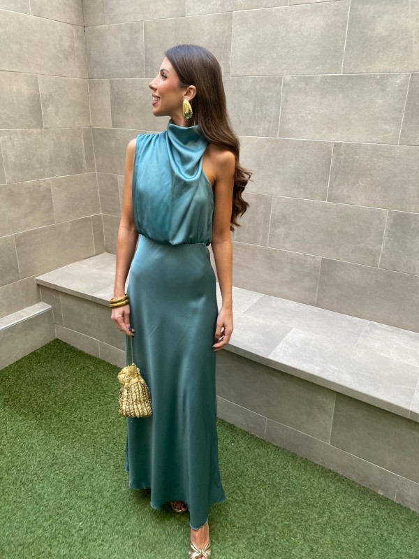 Vestido verde Kalha