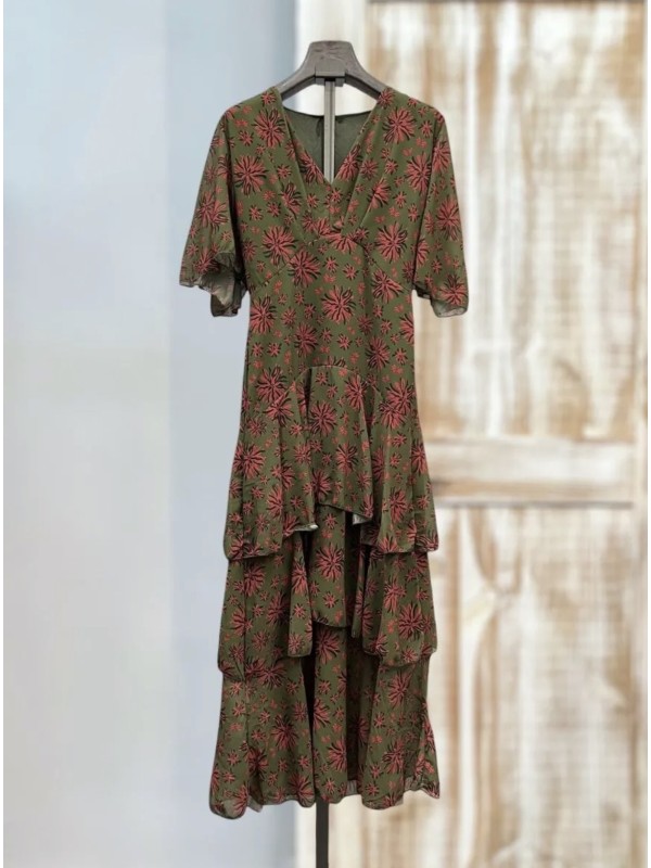 Maribel Green Dress