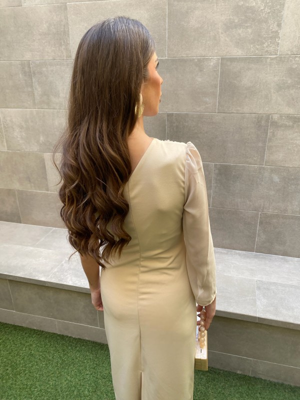 Vestido Boyer Beige