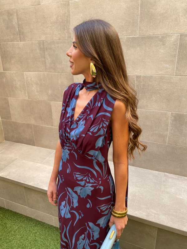 Vestido Esperanza avermelhado