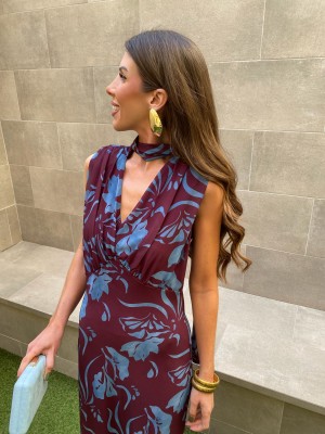 Vestido Esperanza avermelhado