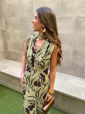Robe Esperanza Vert Olive