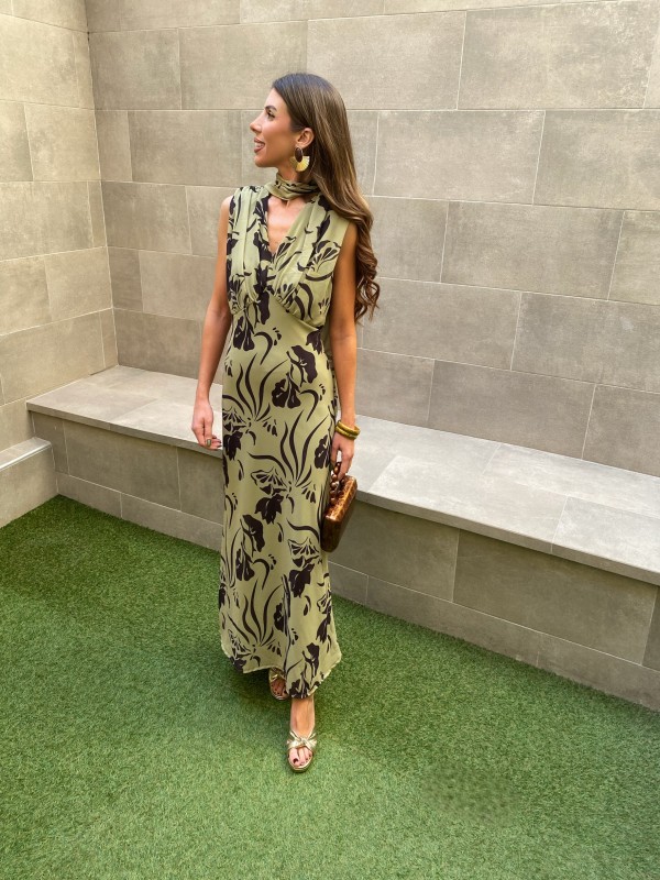 Robe Esperanza Vert Olive