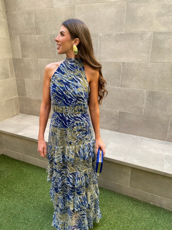 Warsaw Navy Blue Dress