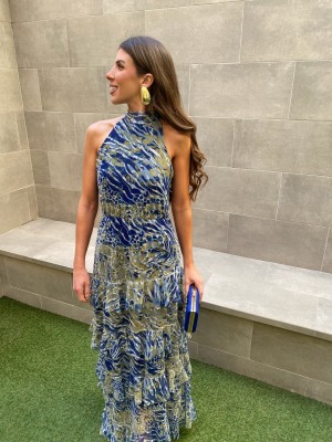 Vestido Varsovia Azul Marino