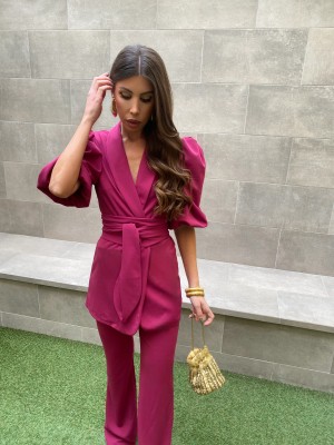 Conjunto Libana Liso Frambuesa