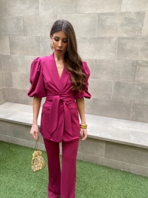 Conjunto Libana Liso Frambuesa