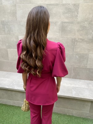 Conjunto Libana Liso Frambuesa