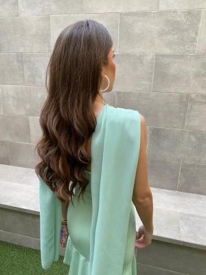 Promise Dress Aqua Green