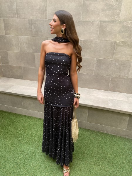 Vestido de verão preto 2