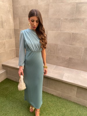 Vestido Boyer Aguamarina