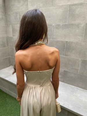 Griko Beige Jumpsuit
