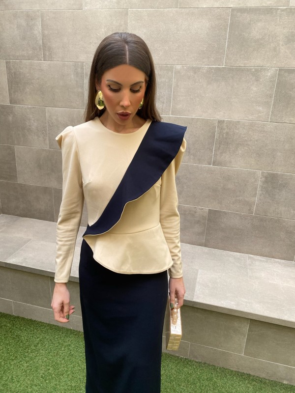 Robe bicolore Agustina C/A