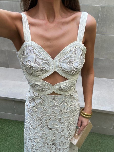 Robe Mattie découpée