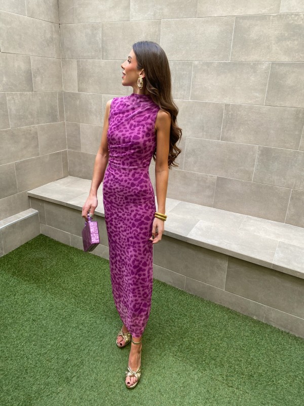 Vestido Leo Buganvilla