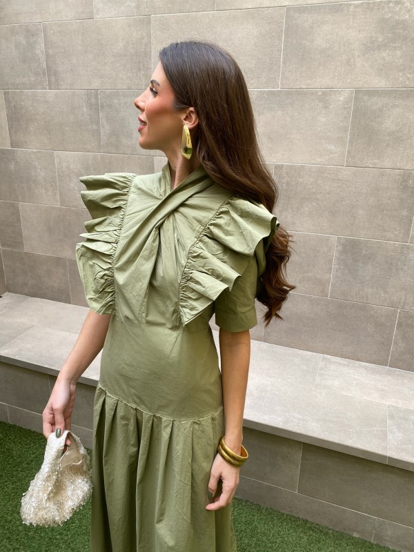 Vestido verde Hatria