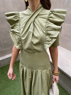 Vestido verde Hatria