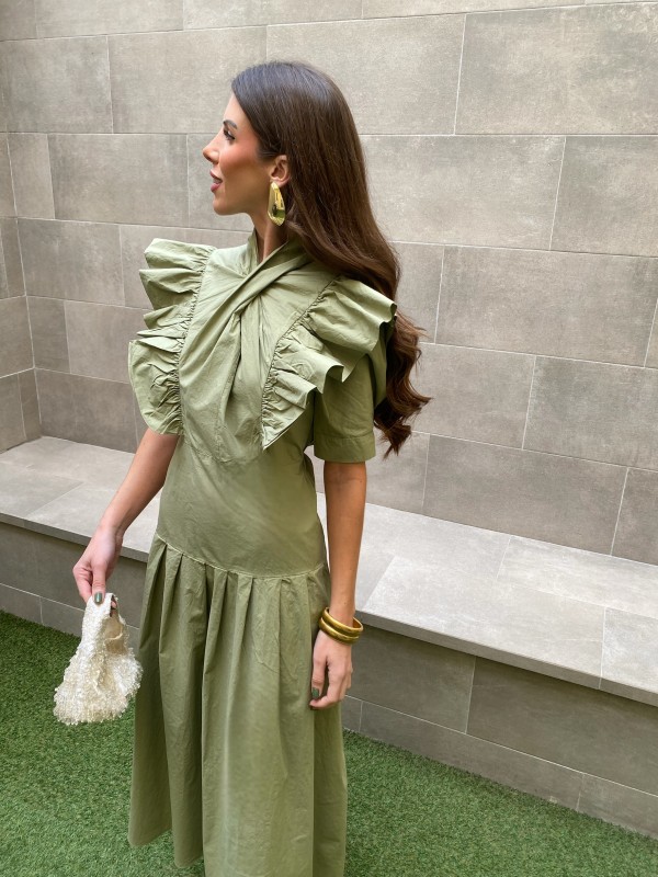 Vestido verde Hatria