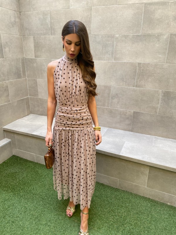 Camel Lombo Dress