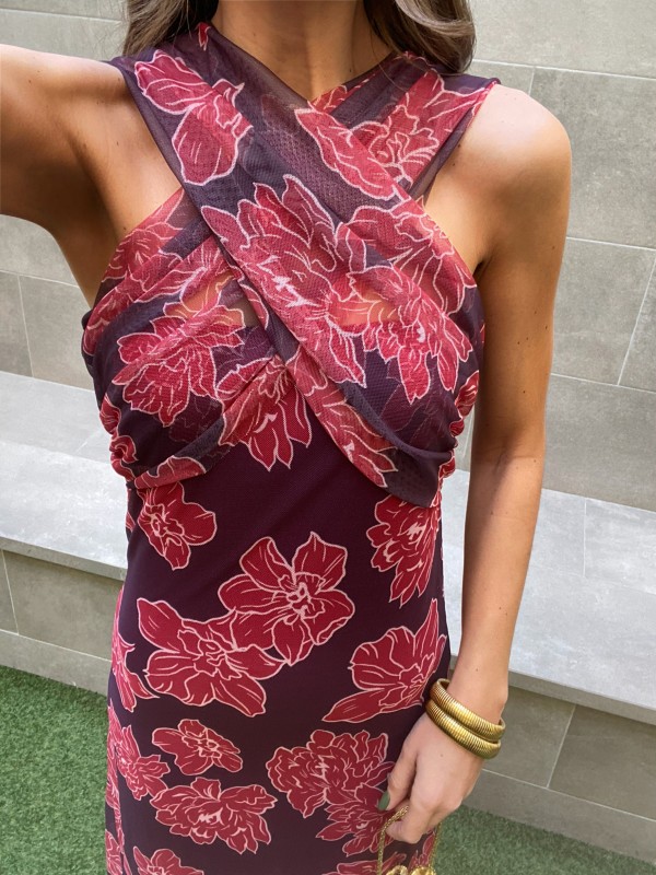 Vestido Villegas Vino