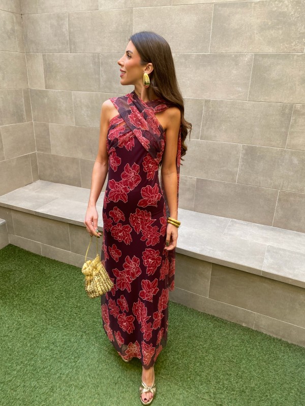 Vestido Villegas Vino