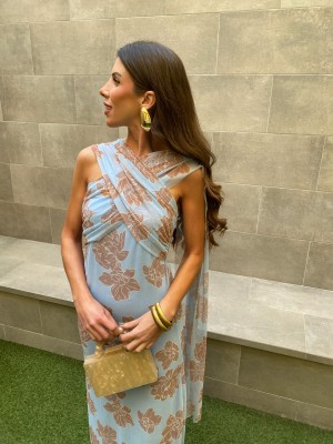 Vestido Villegas Celeste