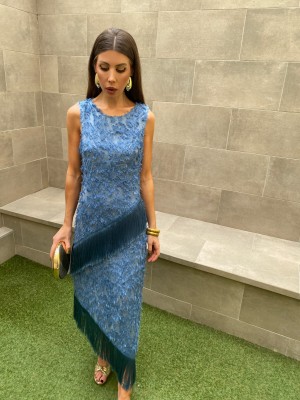 Vestido azul Grazalema