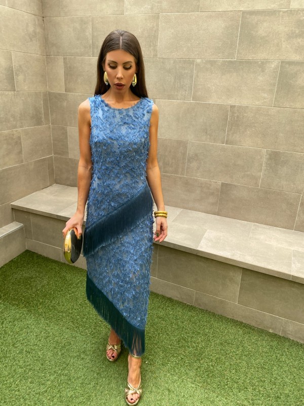 Grazalema Blue Dress