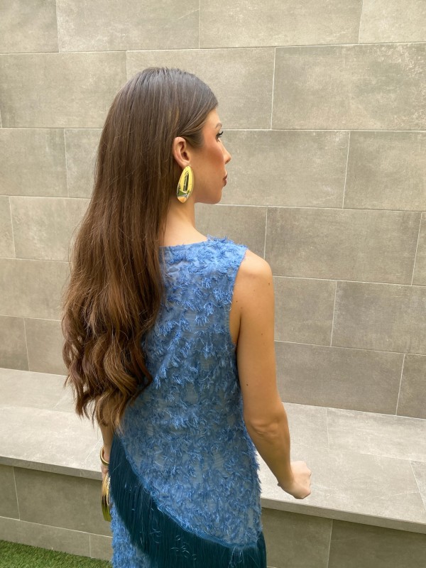 Grazalema Blue Dress