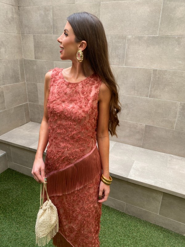 Grazalema Coral Dress