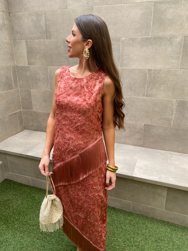 Grazalema Coral Dress