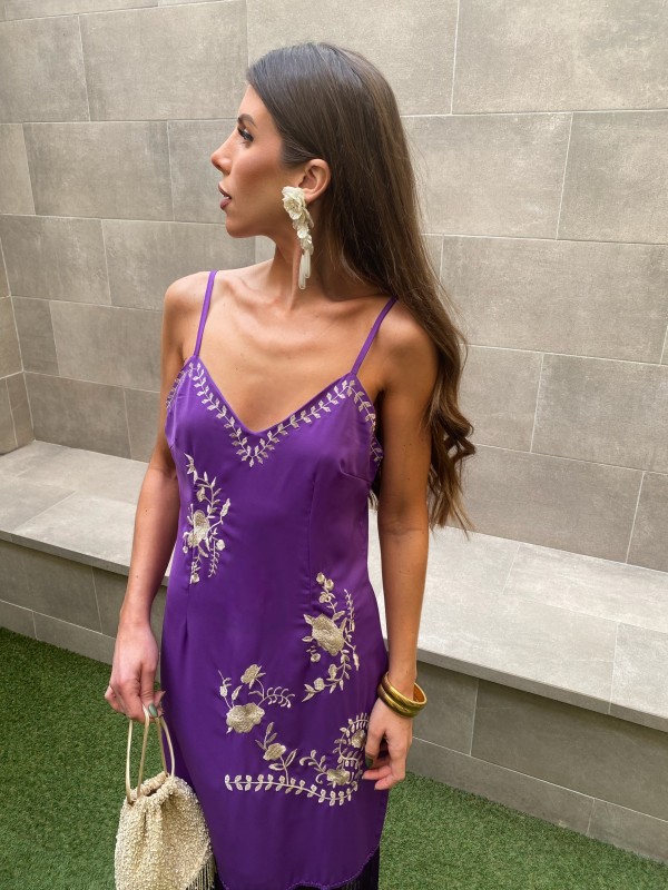 Valderrama Purple Dress