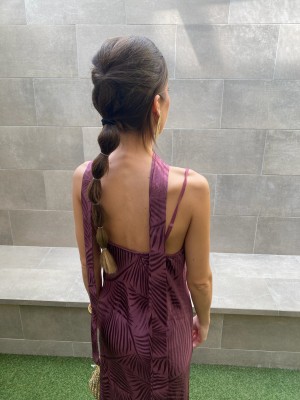 Vestido Kabul Berenjena