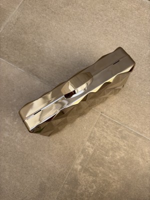 Square Summit Clutch (Gold and Silver)