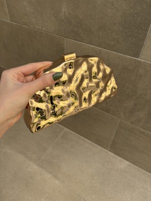 Semicircular Summits Clutch (Gold and Silver)